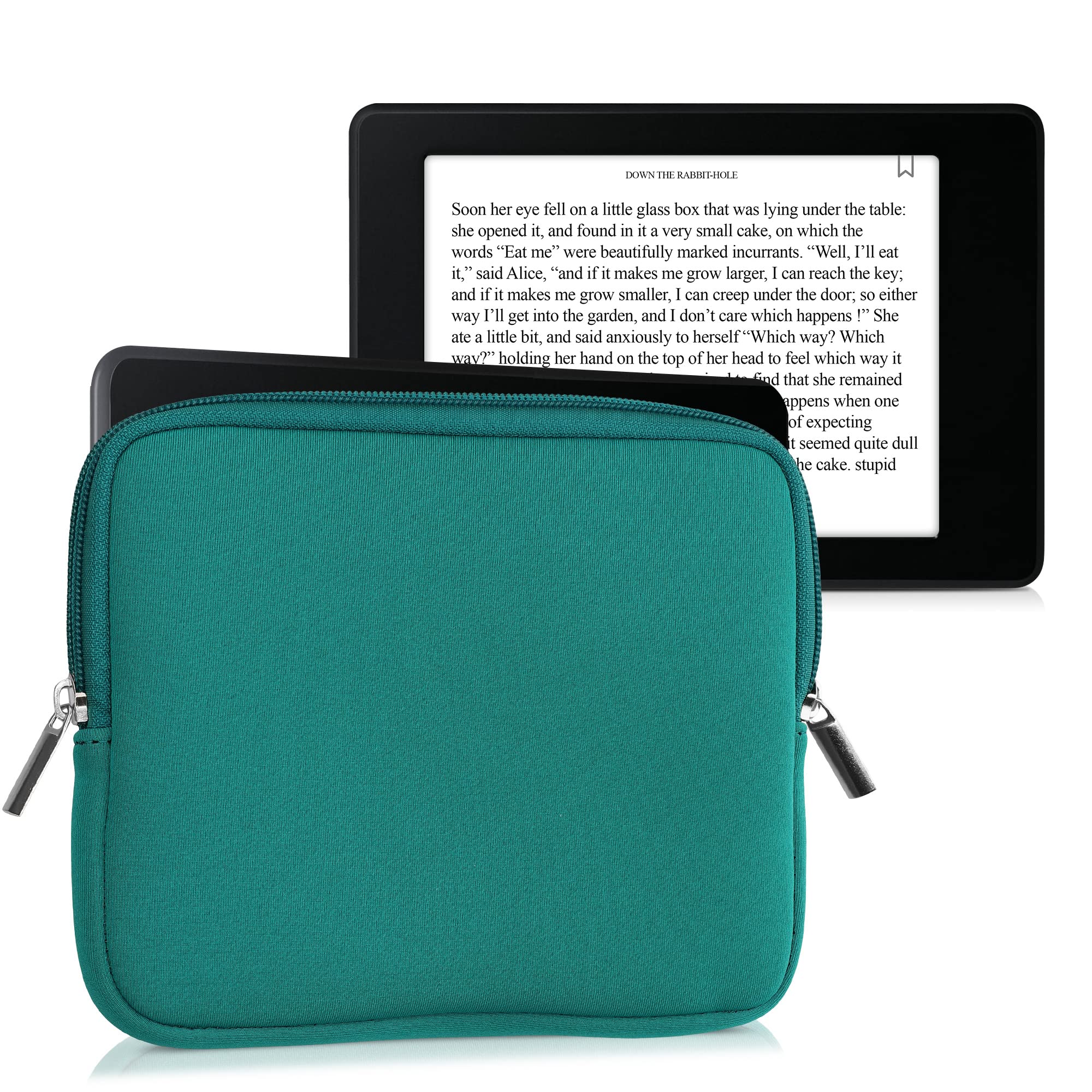 Foto 7 pulgar | Funda Para Lector De Libros Electrónicos Kwmobile, Neopreno, Tamaño 6.8-7, Universal, Gasolina - Venta Internacional.