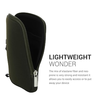 Foto 4 | Funda Para Lector De Libros Electrónicos Kwmobile, Neopreno, Tamaño 6, Universal, Verde Oscuro - Venta Internacional.
