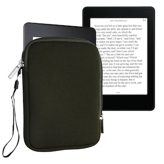 Foto 6 | Funda Para Lector De Libros Electrónicos Kwmobile, Neopreno, Tamaño 6, Universal, Verde Oscuro - Venta Internacional.