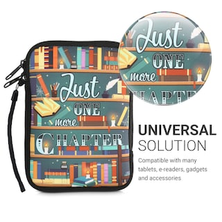 Foto 4 | Funda Para Lector De Libros Electrónicos Kwmobile, Neopreno, Tamaño 6, Universal, Multicolor - Venta Internacional.