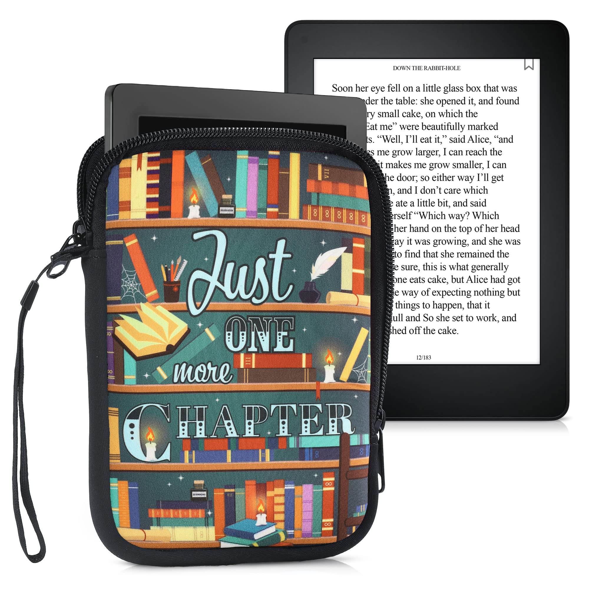 Foto 6 pulgar | Funda Para Lector De Libros Electrónicos Kwmobile, Neopreno, Tamaño 6, Universal, Multicolor - Venta Internacional.