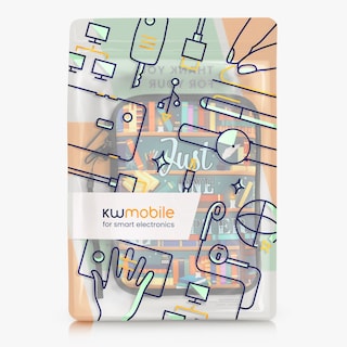Foto 7 | Funda Para Lector De Libros Electrónicos Kwmobile, Neopreno, Tamaño 6, Universal, Multicolor - Venta Internacional.