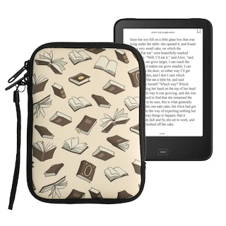Foto 1 | Funda Para Lector De Libros Electrónicos Kwmobile, Neopreno, Talla 6, Universal, Color Beige - Venta Internacional.