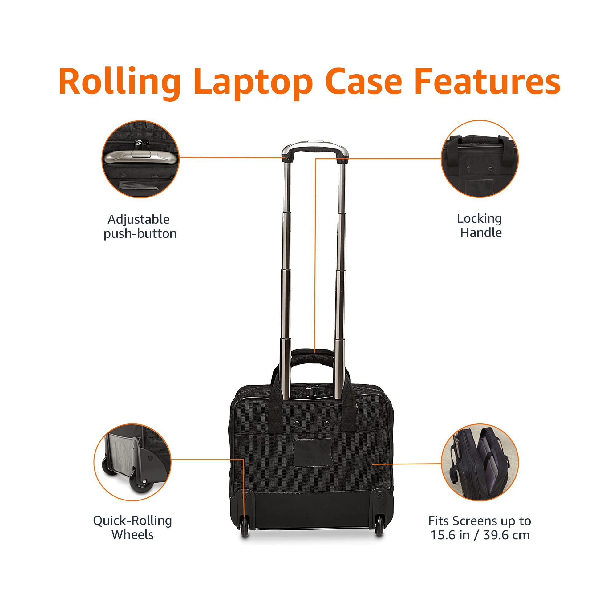 Foto 4 | Funda Enrollable Para Portátil Amazon Basics De 14,5 Pulgadas Para 15,6 Pulgadas - Venta Internacional.