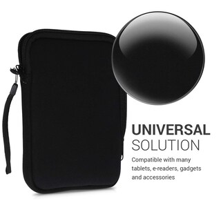 Foto 5 | Funda Para Lector De Libros Electrónicos Kwmobile, Neopreno, Tamaño 6, Universal, Negra - Venta Internacional.