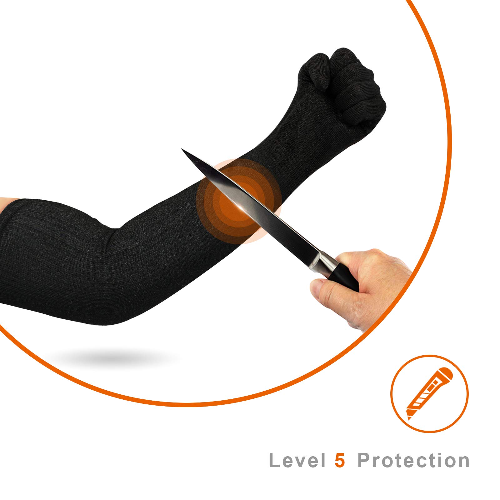 Foto 3 pulgar | Guantes Protectores De Kevlar Con Mangas De Nivel 5 De Protección - Venta Internacional.