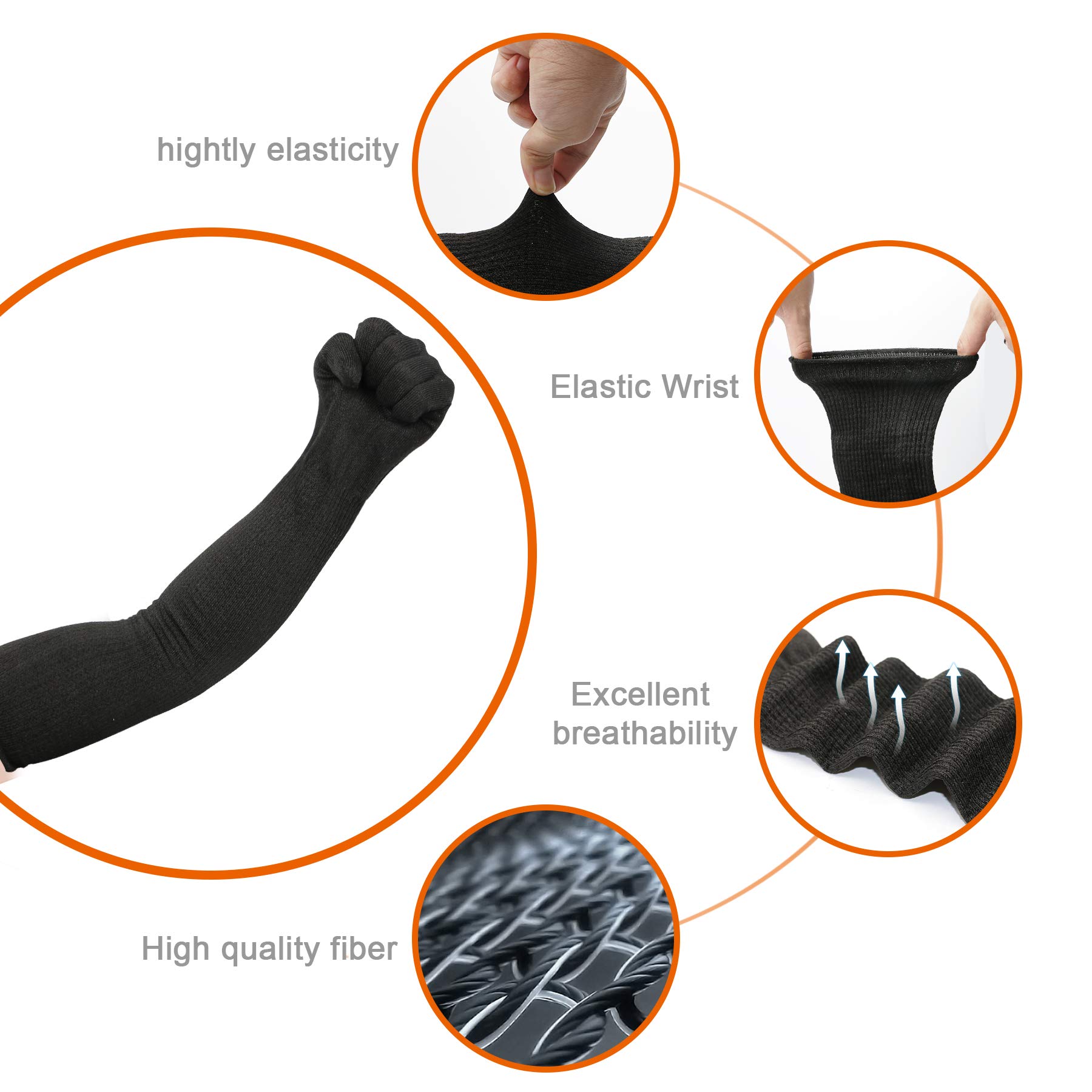 Foto 4 pulgar | Guantes Protectores De Kevlar Con Mangas De Nivel 5 De Protección - Venta Internacional.