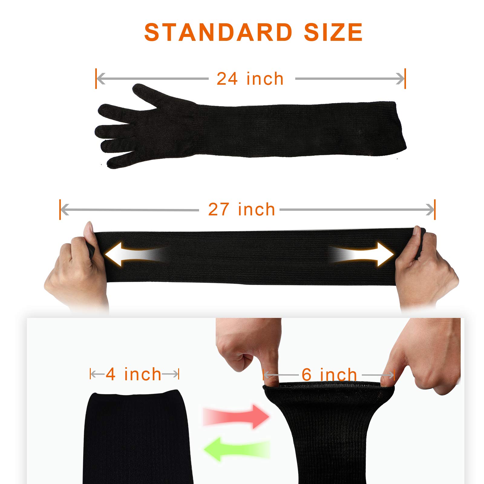 Foto 5 pulgar | Guantes Protectores De Kevlar Con Mangas De Nivel 5 De Protección - Venta Internacional.
