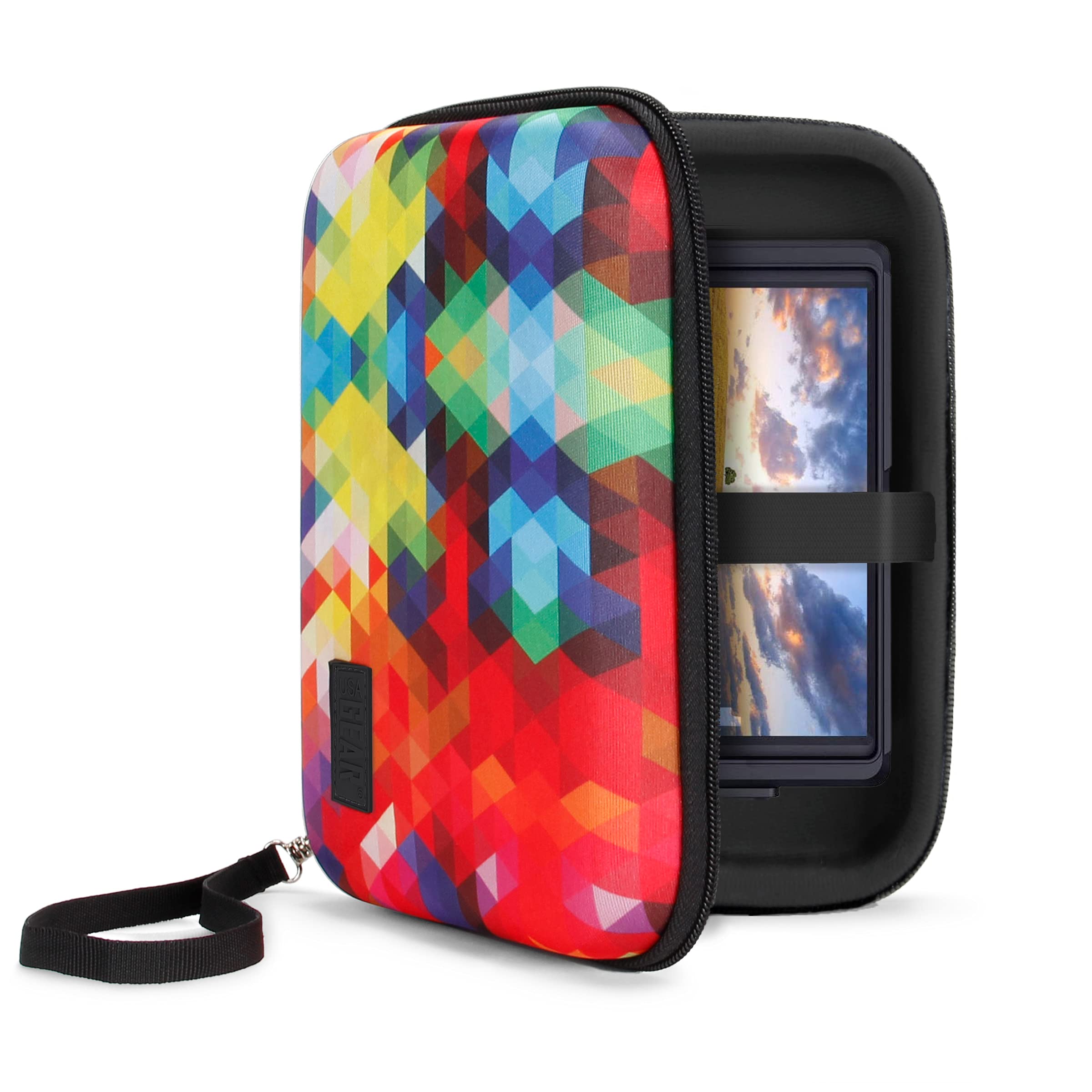 Foto 1 | Funda Rígida Para Cámara Y Monitor Usa Gear, Diseño Geométrico De 7.5 Pulgadas - Venta Internacional.