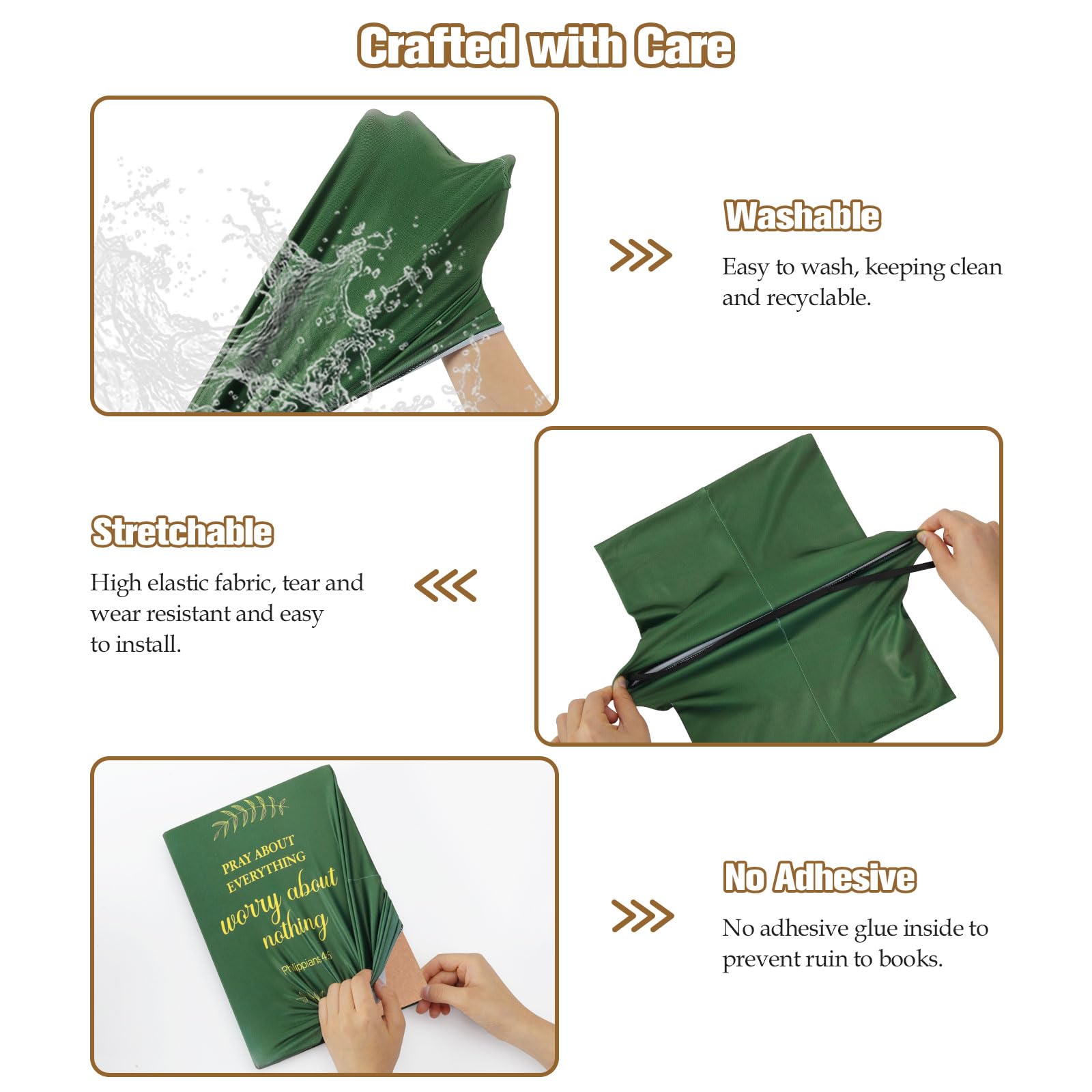 Foto 5 pulgar | Funda De Libro Moko, Estirable Y Reutilizable, Para Libros De 9 X 11 Pulgadas - Venta Internacional.