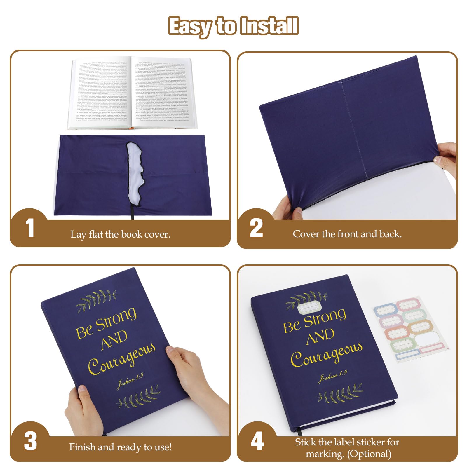 Foto 5 | Funda De Libro Moko, Estirable Y Reutilizable, Para Libros De 9 X 11 Pulgadas - Venta Internacional.