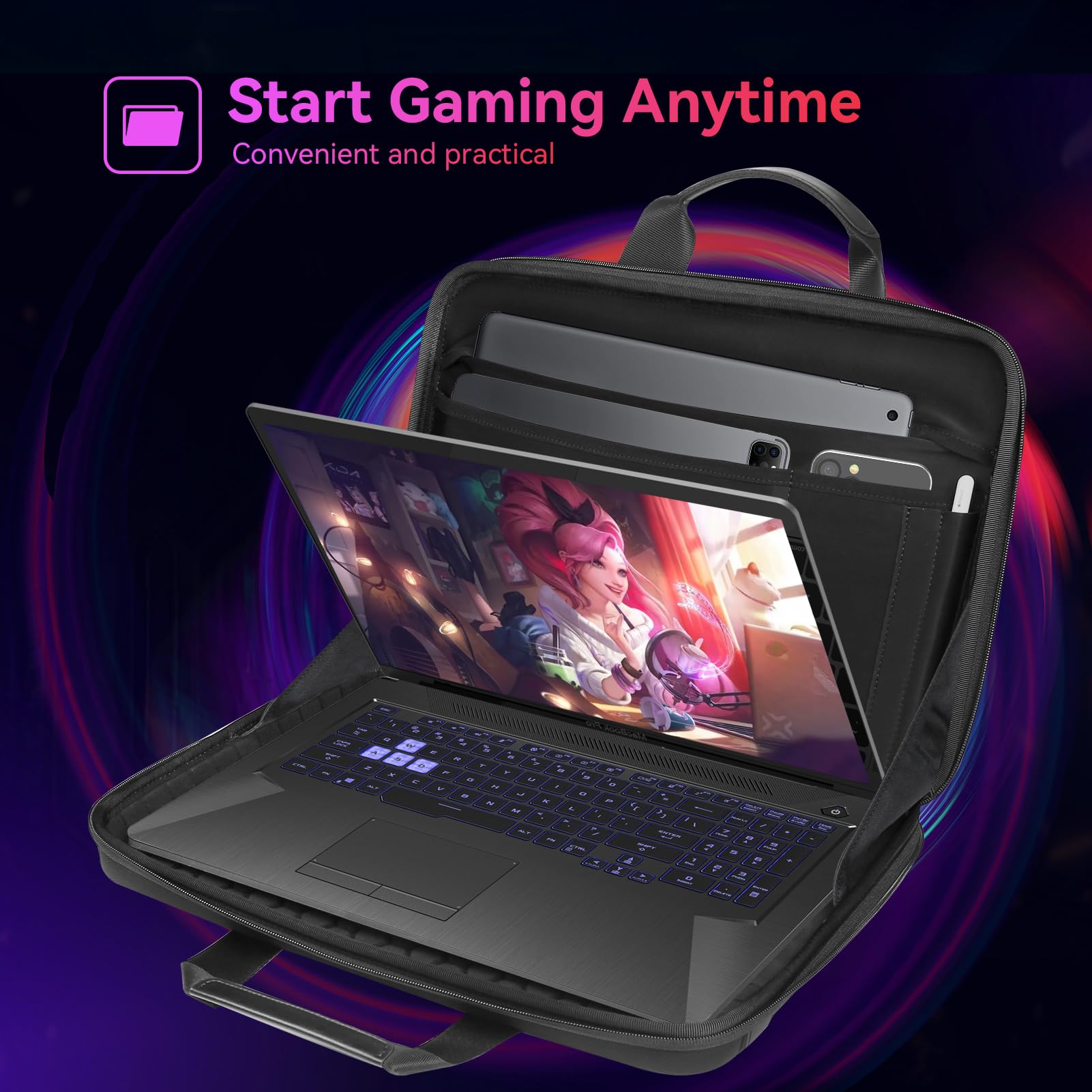 Foto 7 pulgar | Funda De Transporte Smatree Heavy Duty Para Asus Rog Strix Scar 15 2022 - Venta Internacional.