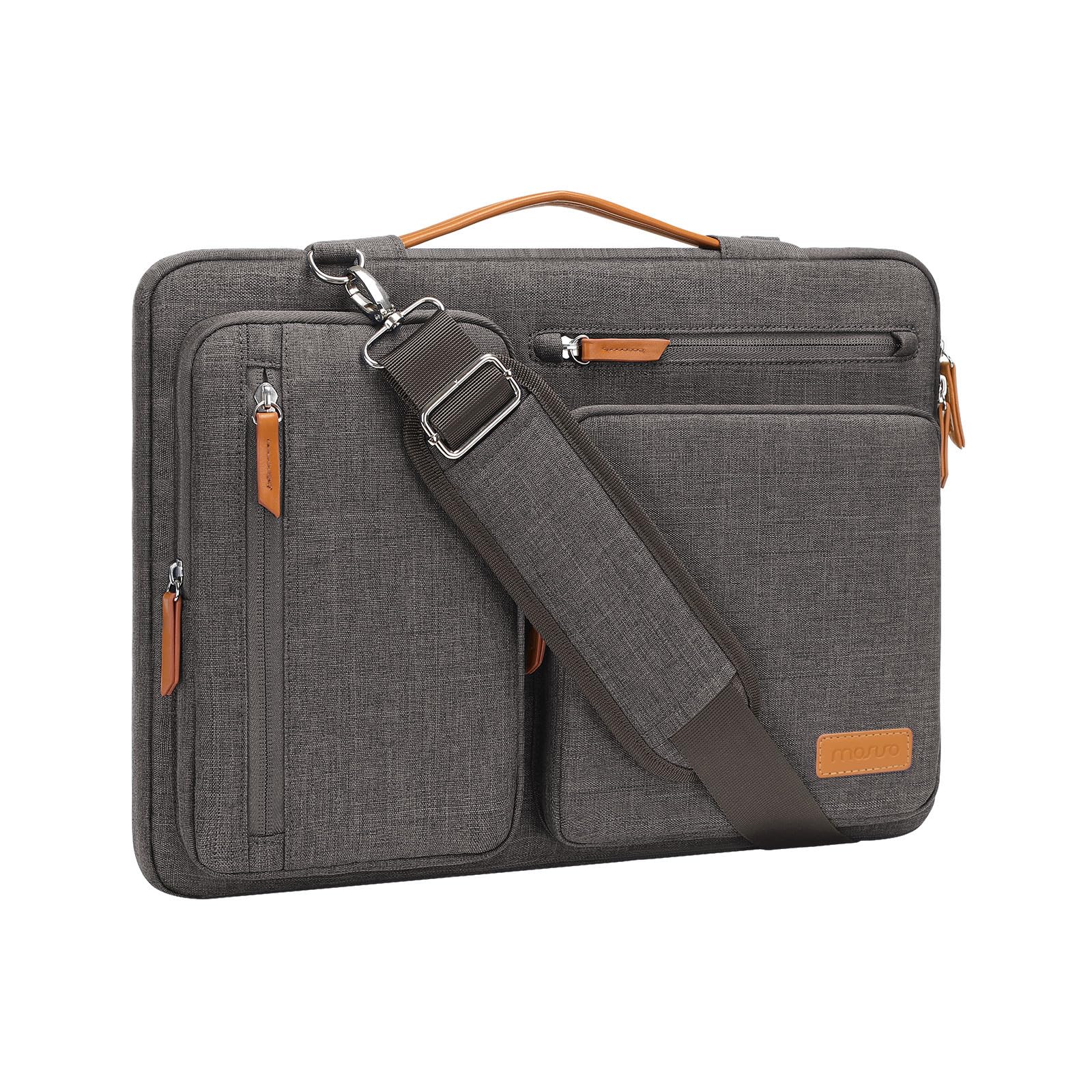 Foto 1 | Bandolera Para Portátil Mosiso 360 Protective 17-17 3 Pulgadas  Gris Pardo - Venta Internacional.