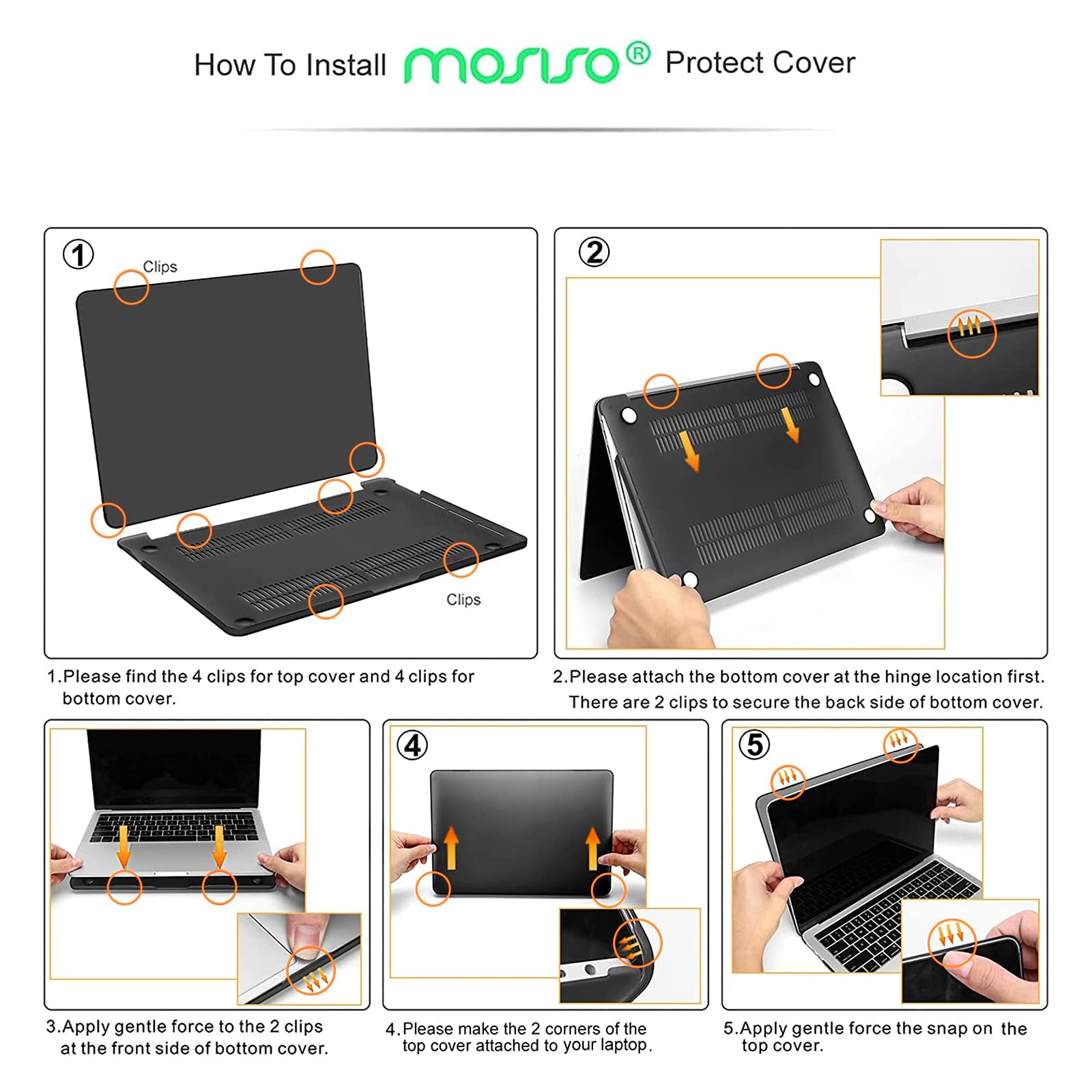 Foto 3 | Funda Mosiso Compatible Con Macbook Pro 13 Pulgadas M2 2025-2016 - Venta Internacional.