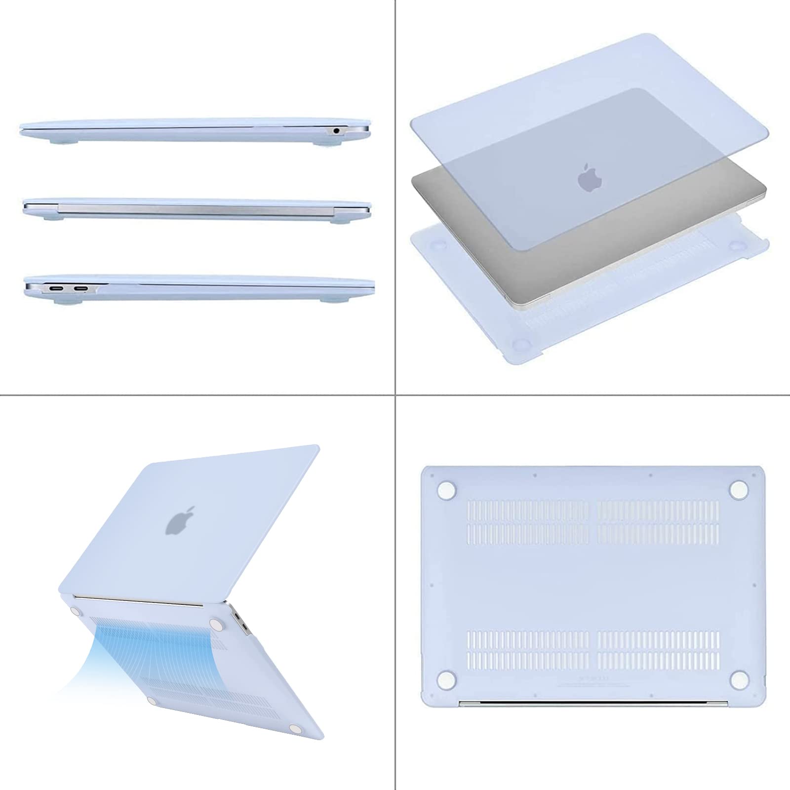 Foto 6 pulgar | Funda Mosiso Compatible Con Macbook Air 13 3 Pulgadas M1 2021-2018 - Venta Internacional.