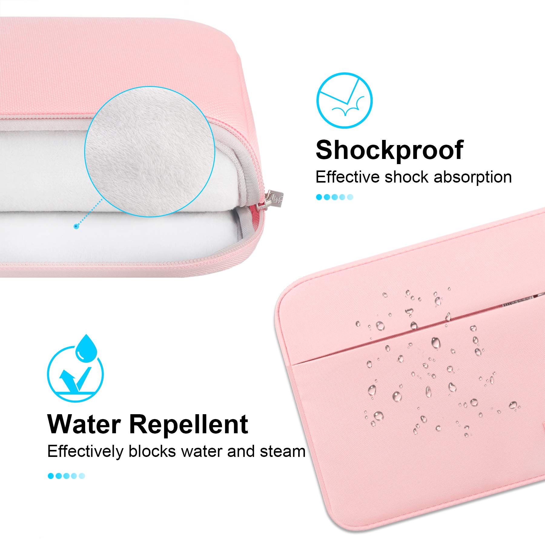 Foto 3 | Funda Para Portátil Lacdo De 13 Pulgadas Para Macbook Air/pro  Color Rosa - Venta Internacional.