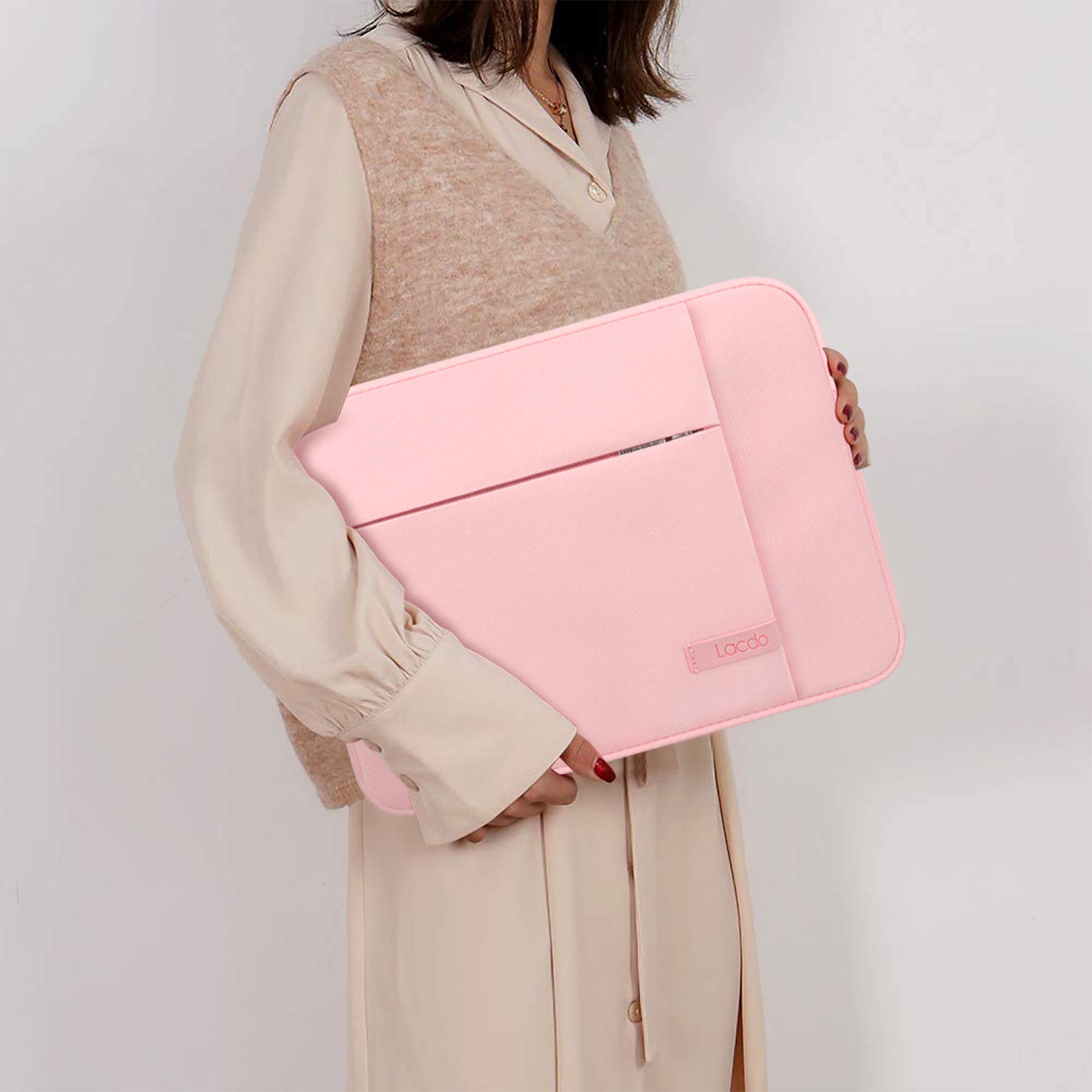 Foto 6 | Funda Para Portátil Lacdo De 13 Pulgadas Para Macbook Air/pro  Color Rosa - Venta Internacional.