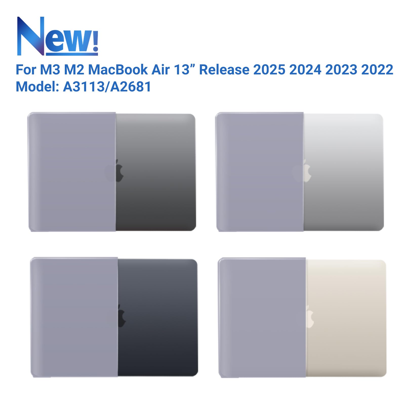 Foto 4 | Funda Ibenzer Compatible Con Macbook Air 13 Pulgadas M4 A3240 - Venta Internacional.