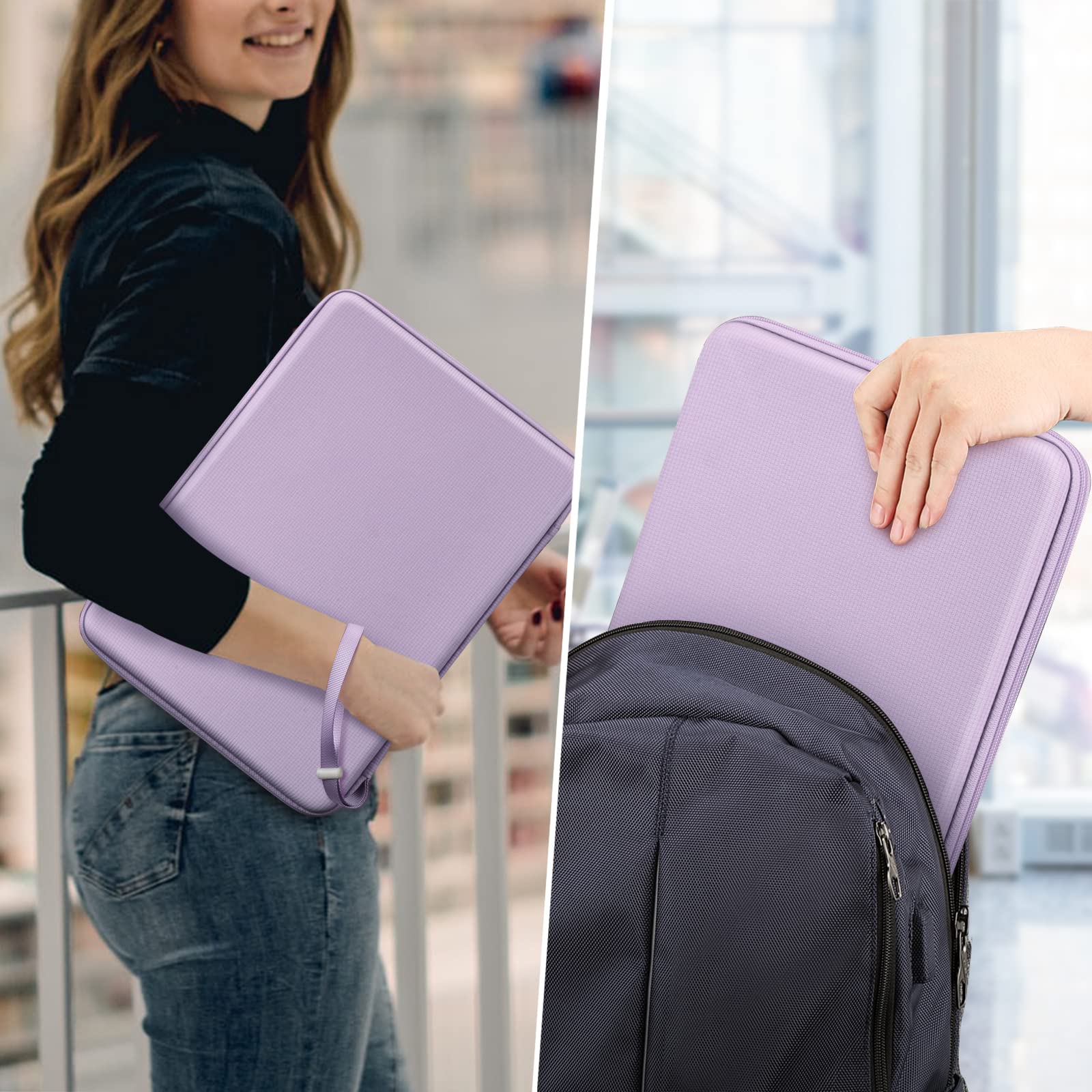 Foto 8 pulgar | Funda Rígida Para Ordenador Portátil Finpac De 15 6 Pulgadas  Color Lila  Para Acer Hp - Venta Internacional.