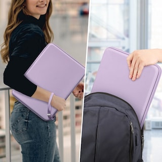 Foto 7 | Funda Rígida Para Ordenador Portátil Finpac De 15 6 Pulgadas Color Lila Para Acer Hp - Venta Internacional.