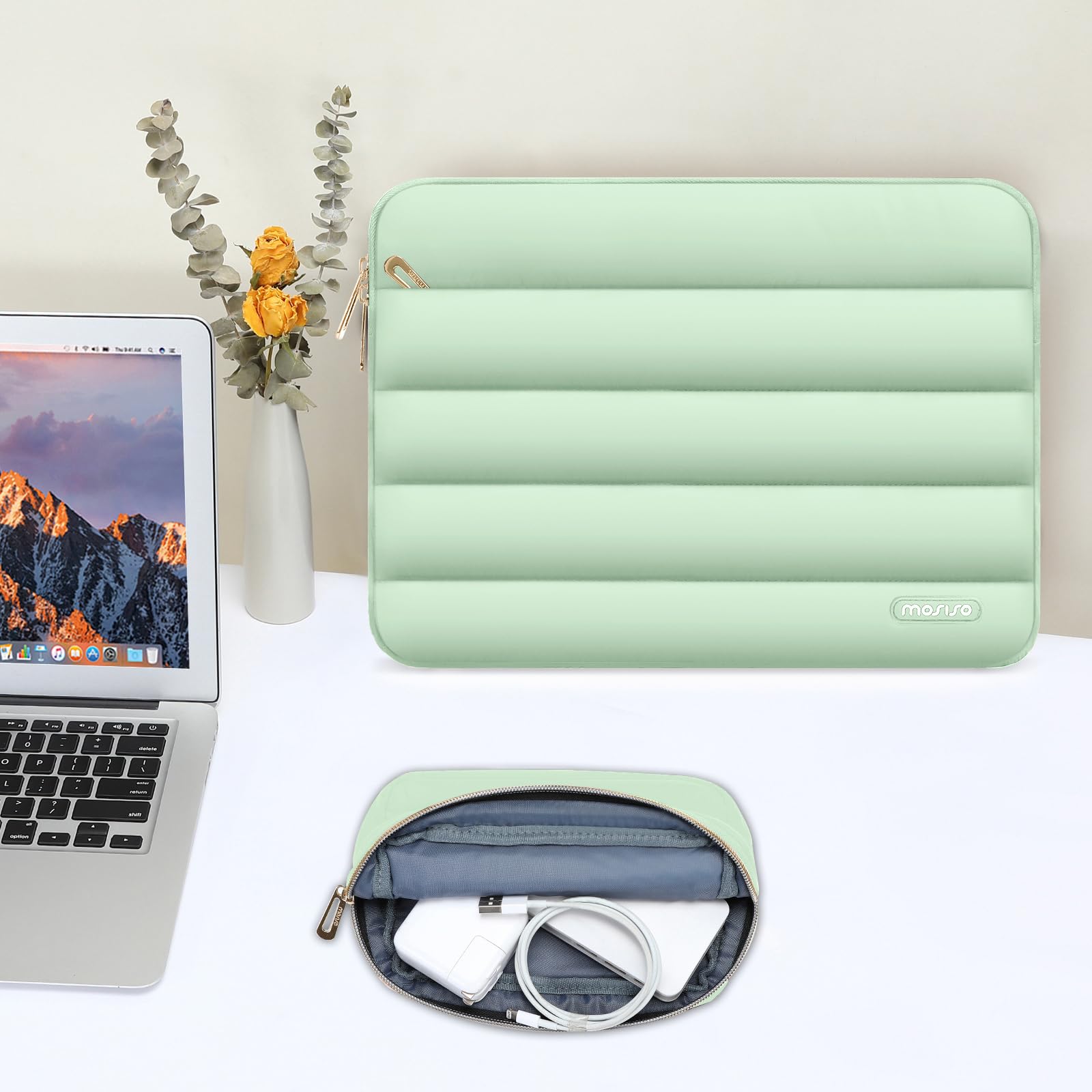 Foto 6 pulgar | Funda Mosiso Para Portátil Macbook Air/pro Con Funda Abullonada De 13 3 Pulgadas - Venta Internacional.
