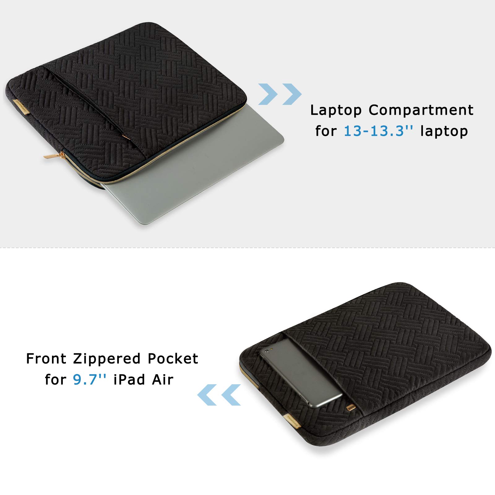 Foto 3 pulgar | Funda Para Portátil Bagsmart Compatible Con Ordenadores Portátiles De 13 A 13 3 Pulgadas - Venta Internacional.