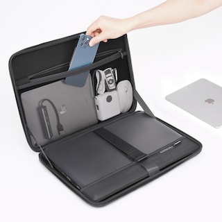 Foto 5 | Bolso De Hombro Con Funda Para Portátil De 15.6 Pulgadas Doiso Impermeable Azul Oscuro - Venta Internacional.