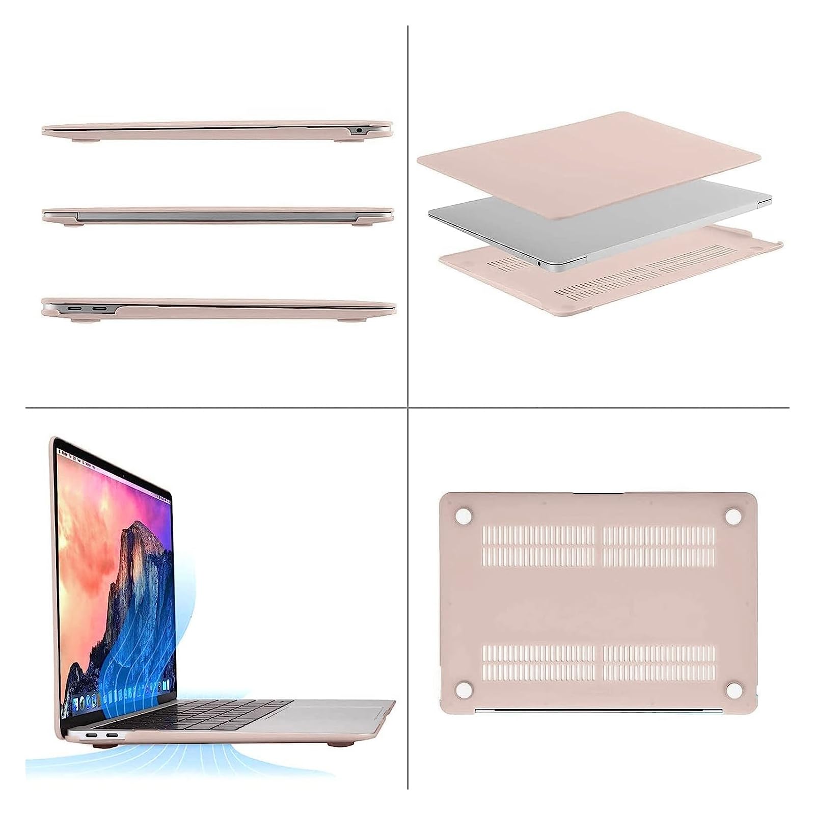 Foto 6 pulgar | Funda Mosiso Compatible Con Macbook Air 13 3 Pulgadas M1 2021 - Venta Internacional.