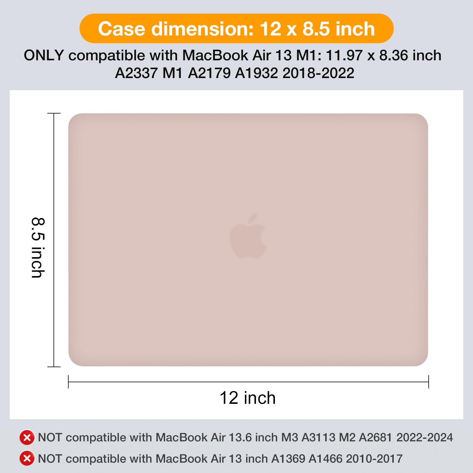 Foto 8 pulgar | Funda Mosiso Compatible Con Macbook Air 13 3 Pulgadas M1 2021 - Venta Internacional.