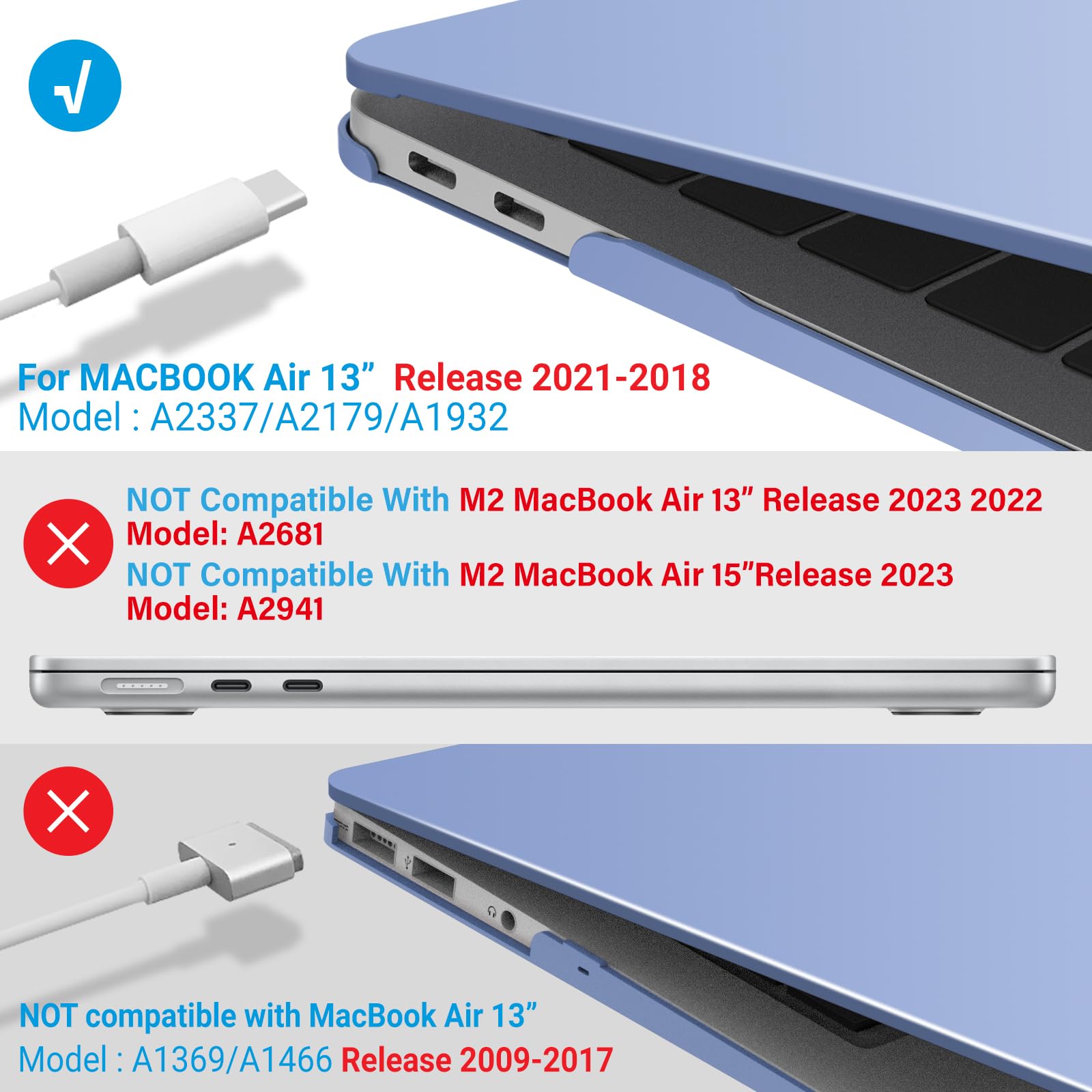 Foto 4 | Funda Ibenzer Compatible Con Macbook Air De 13 Pulgadas  2018 - Venta Internacional.