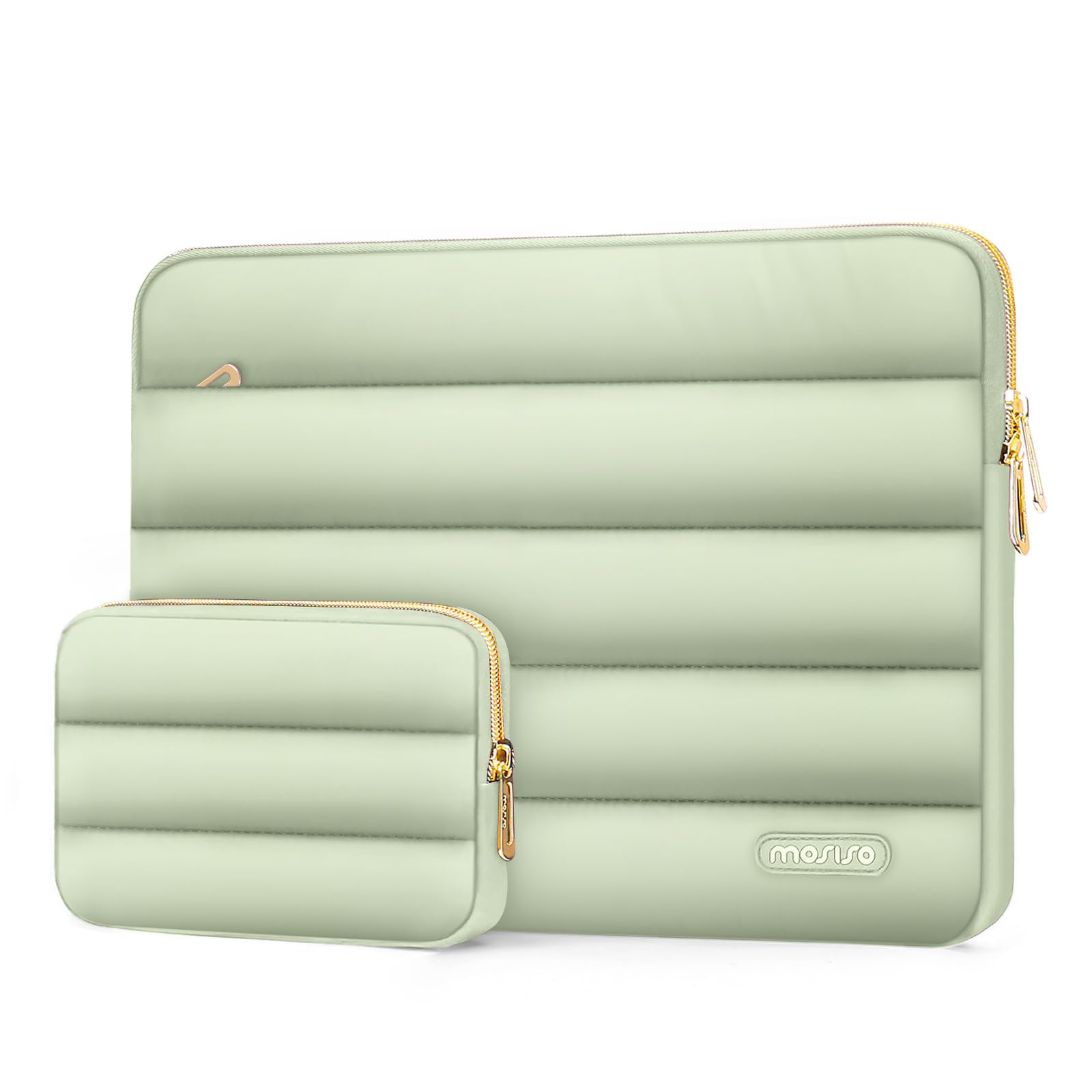 Foto 2 pulgar | Funda Para Portátil Mosiso Puffy Sleeve 15-15 6 Pulgadas Para Macbook Pro 16 Sage - Venta Internacional.