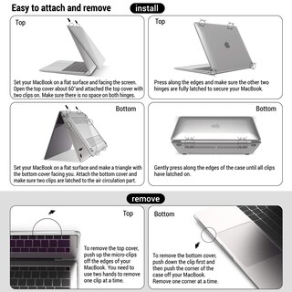 Foto 6 | Funda Ibenzer Compatible Con Macbook Air De 13 Pulgadas M1 A2337 - Venta Internacional.