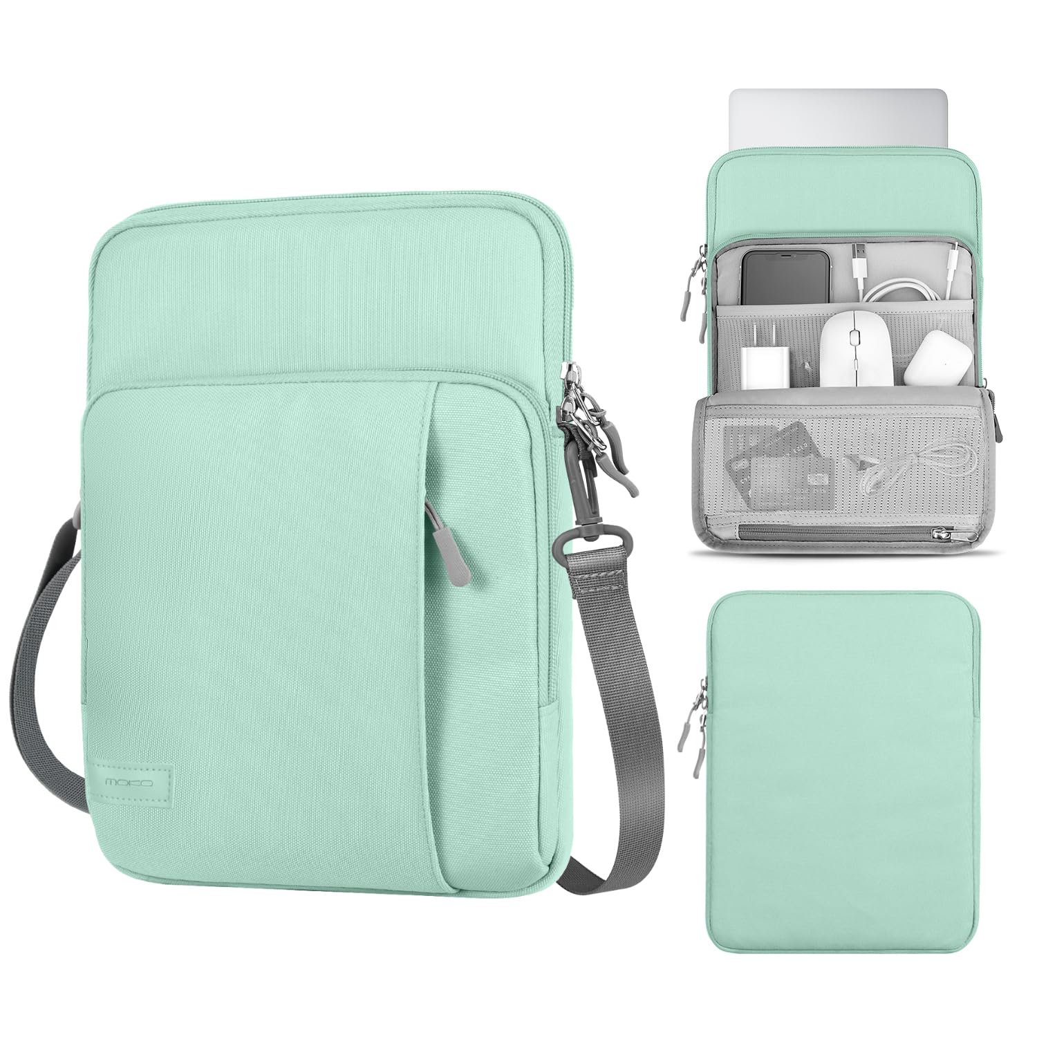 Foto 2 pulgar | Funda Para Portátil Moko Para 13 3 A 14 Pulgadas  Color Verde Menta - Venta Internacional.