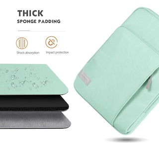 Foto 4 | Funda Para Portátil Moko Para 13 3 A 14 Pulgadas Color Verde Menta - Venta Internacional.