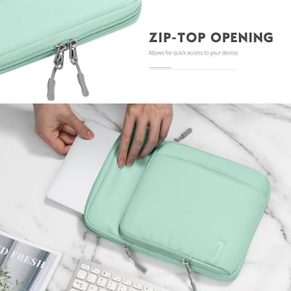 Foto 5 | Funda Para Portátil Moko Para 13 3 A 14 Pulgadas Color Verde Menta - Venta Internacional.