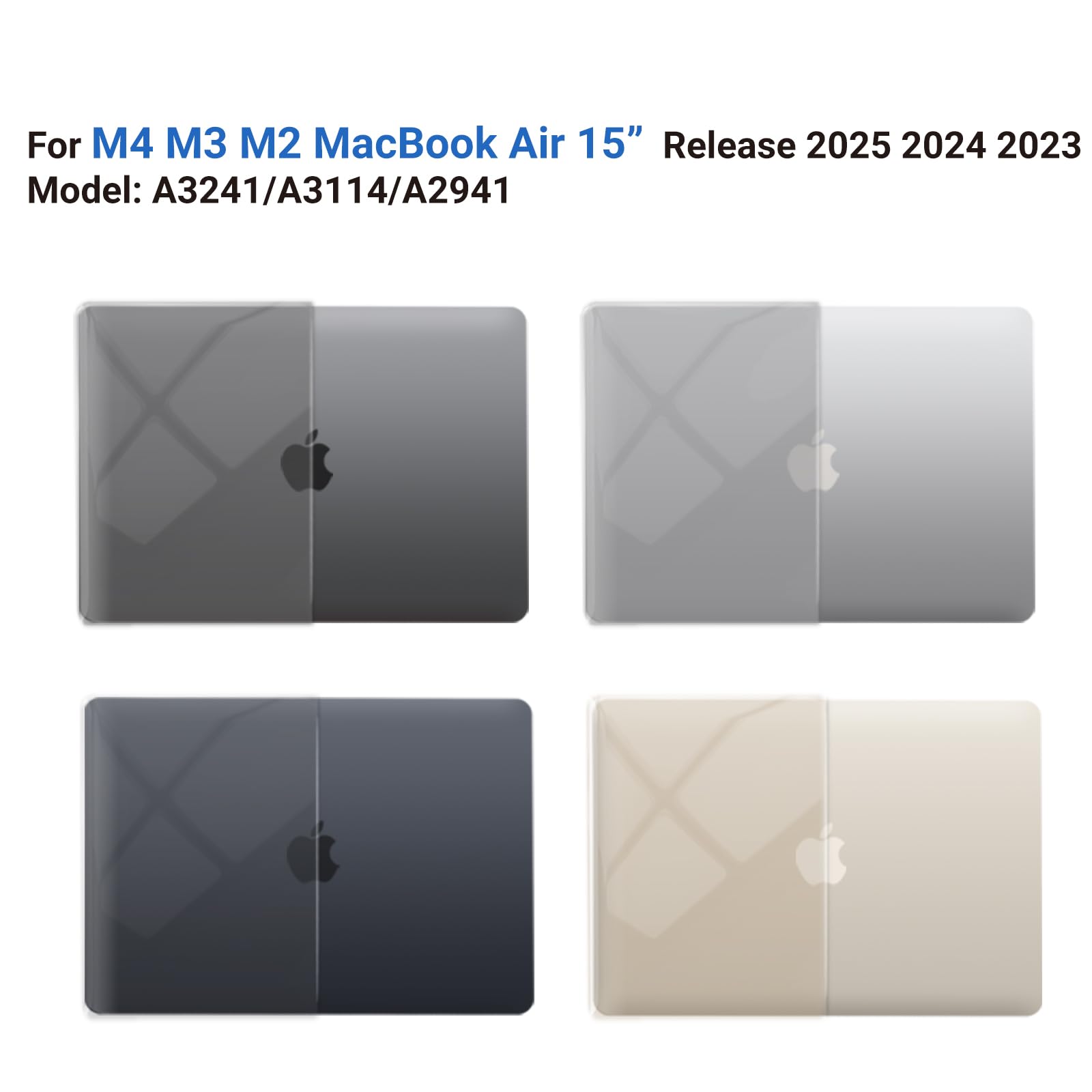 Foto 5 pulgar | Funda Ibenzer Compatible Con Macbook Air 15 Pulgadas M4 A3241 - Venta Internacional.