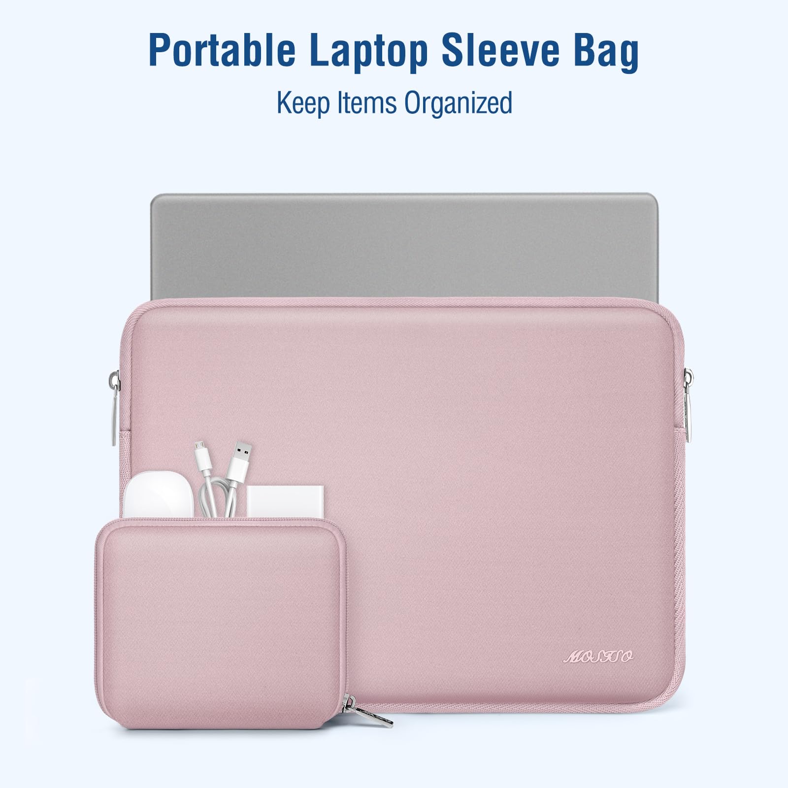 Foto 5 pulgar | Funda Para Portátil Mosiso Para Macbook Air/pro 13  Color Rosa - Venta Internacional.
