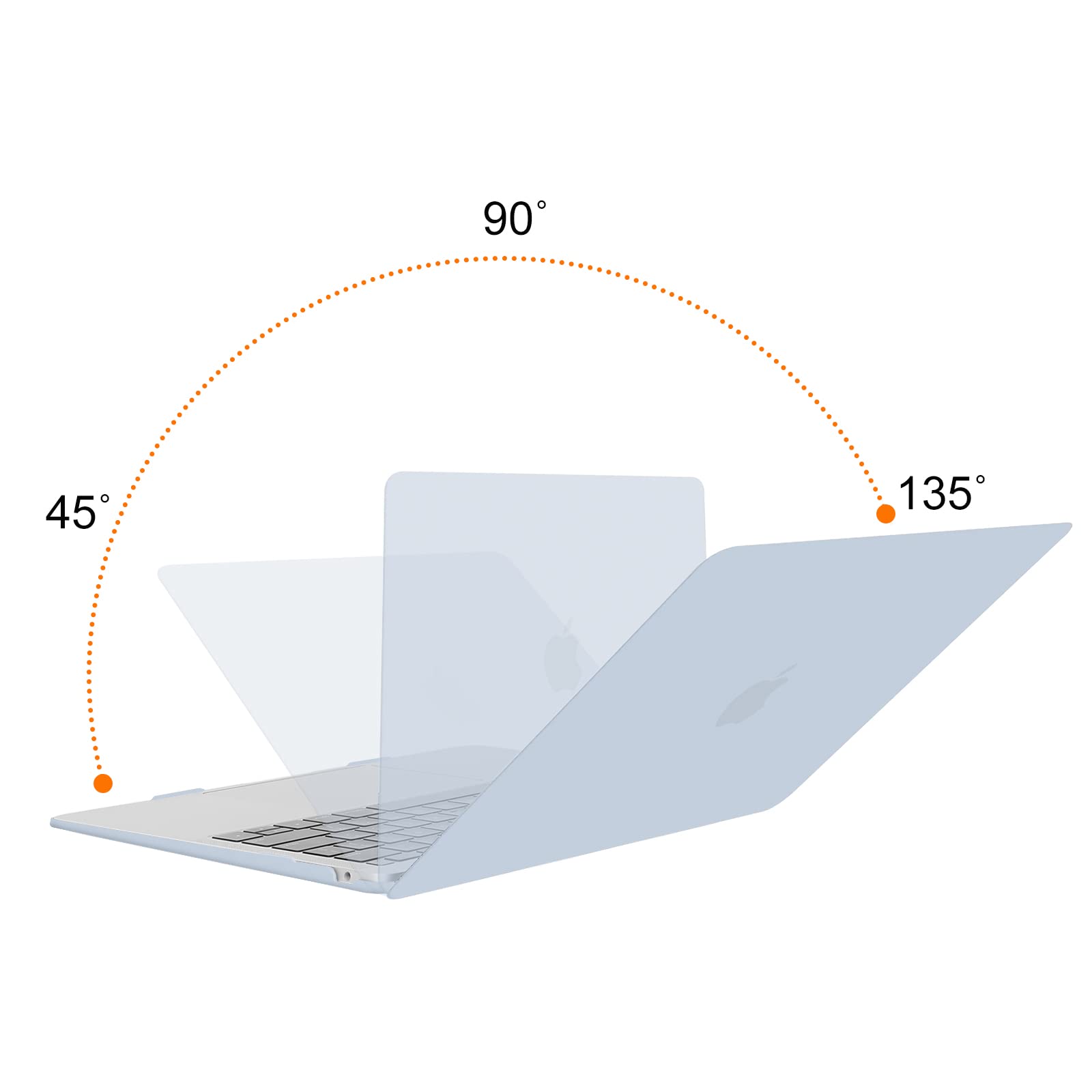 Foto 5 pulgar | Funda Mosiso Compatible Con Macbook Air De 13 3 Pulgadas  Color Azul Claro - Venta Internacional.