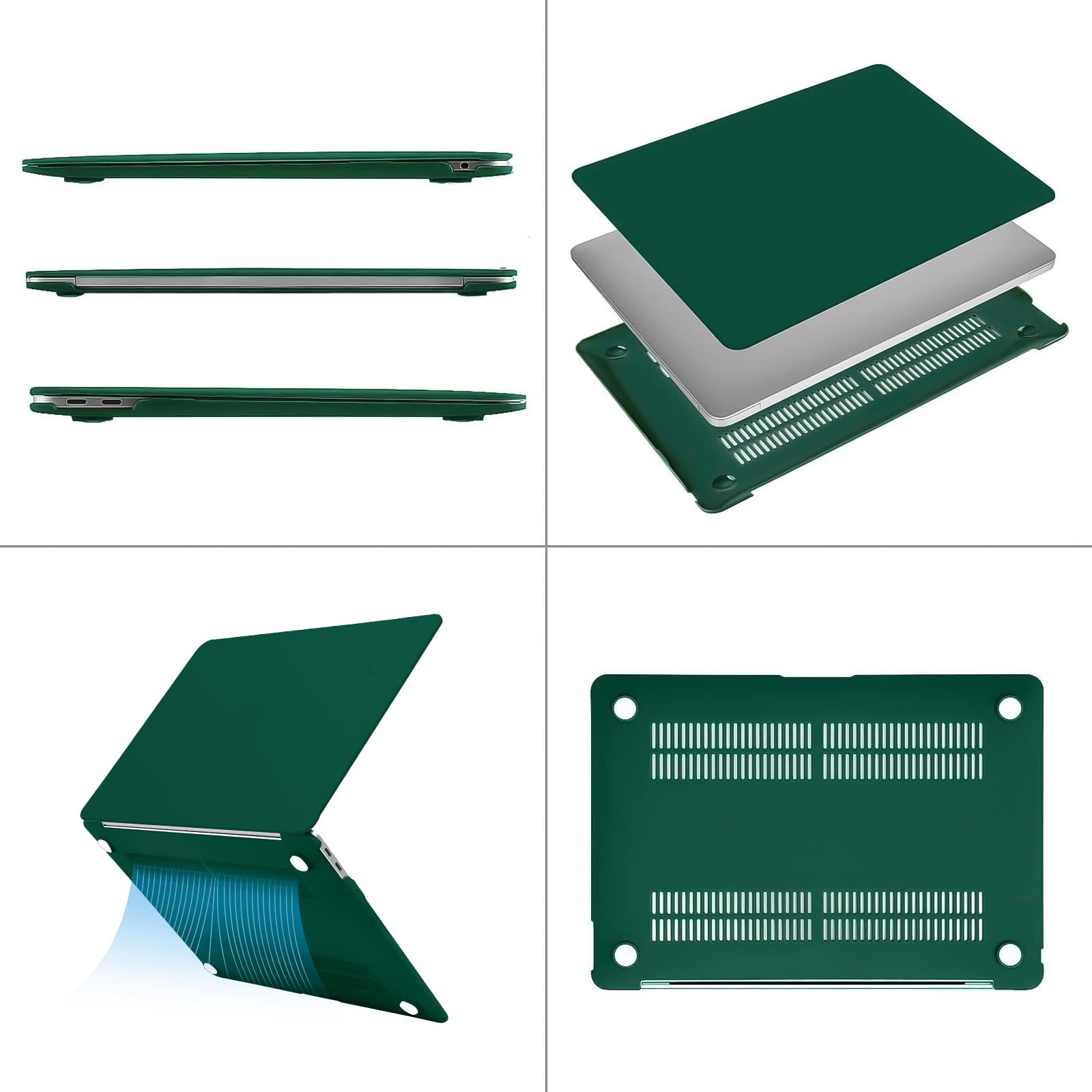 Foto 6 pulgar | Funda Mosiso Compatible Con Macbook Air 13 3 Pulgadas M1 2021-2018 - Venta Internacional.