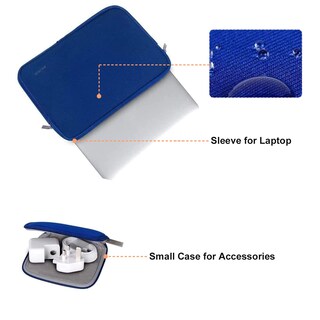 Foto 2 | Funda Mosiso Para Portátil Macbook Air/pro 13/14 Pulgadas Color Azul Real - Venta Internacional.