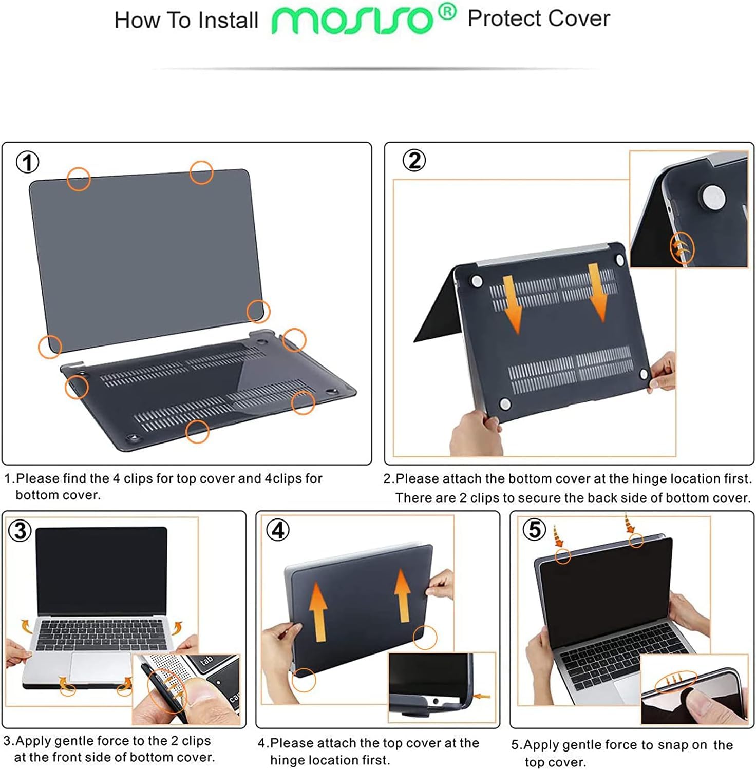 Foto 4 pulgar | Funda Mosiso Compatible Con Macbook Air 13 3 Pulgadas M1 2021-2018 - Venta Internacional.
