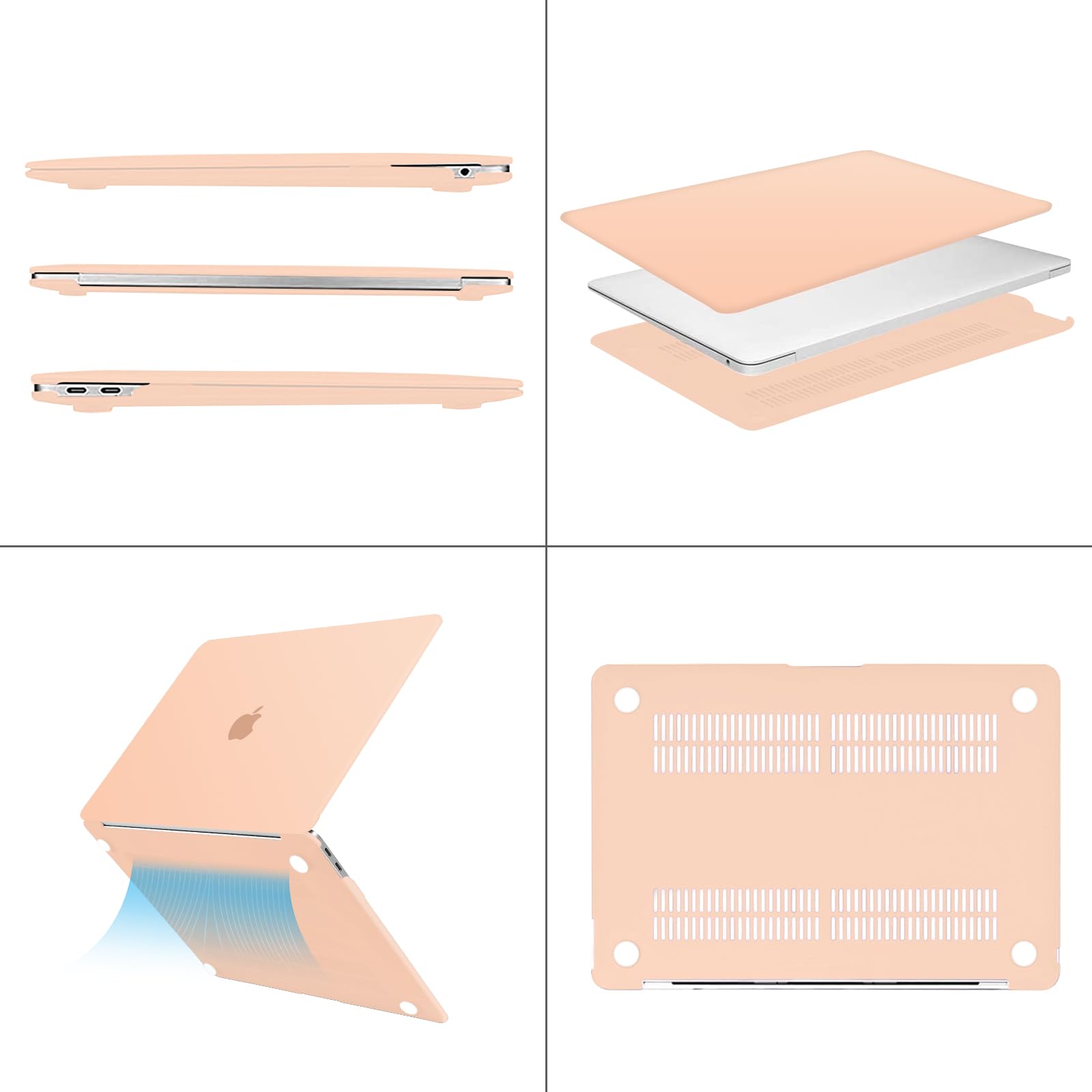 Foto 6 pulgar | Funda Mosiso Compatible Con Macbook Air 13 3 Pulgadas M1 2021-2018 - Venta Internacional.