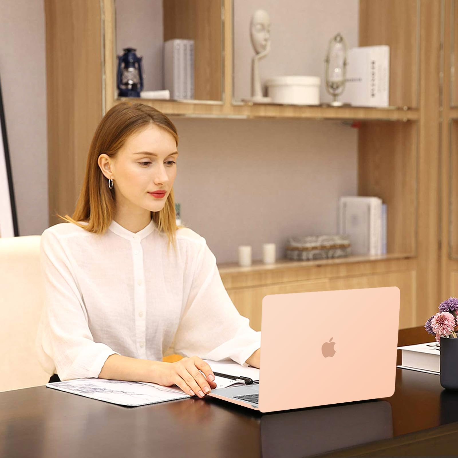 Foto 6 | Funda Mosiso Compatible Con Macbook Air 13 3 Pulgadas M1 2021-2018 - Venta Internacional.
