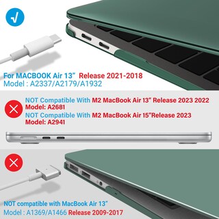 Foto 4 | Funda Ibenzer Compatible Con Macbook Air 13 M1 A2337 A2179 A1932 - Venta Internacional.
