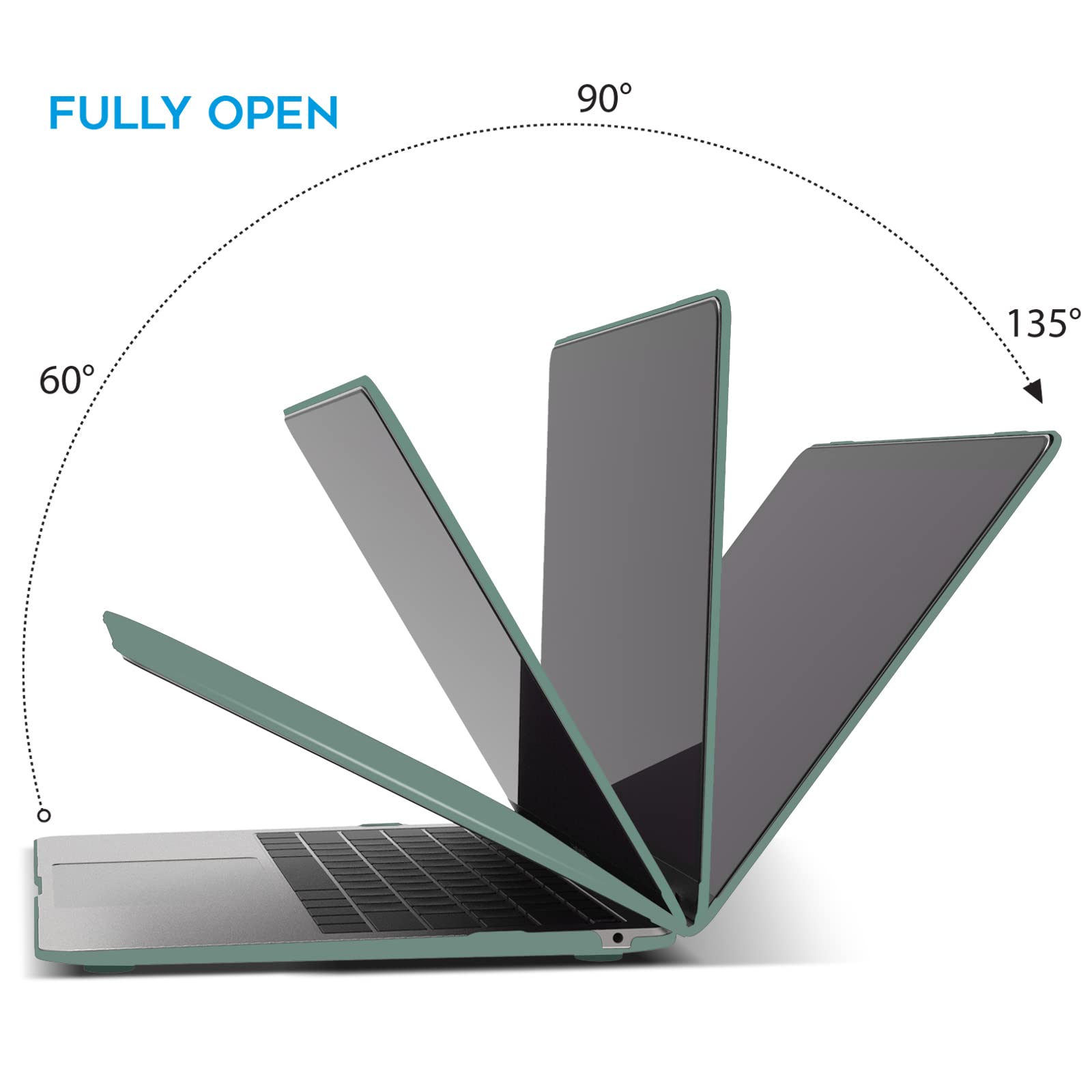 Foto 6 pulgar | Funda Ibenzer Compatible Con Macbook Air 13 M1 A2337 A2179 A1932 - Venta Internacional.