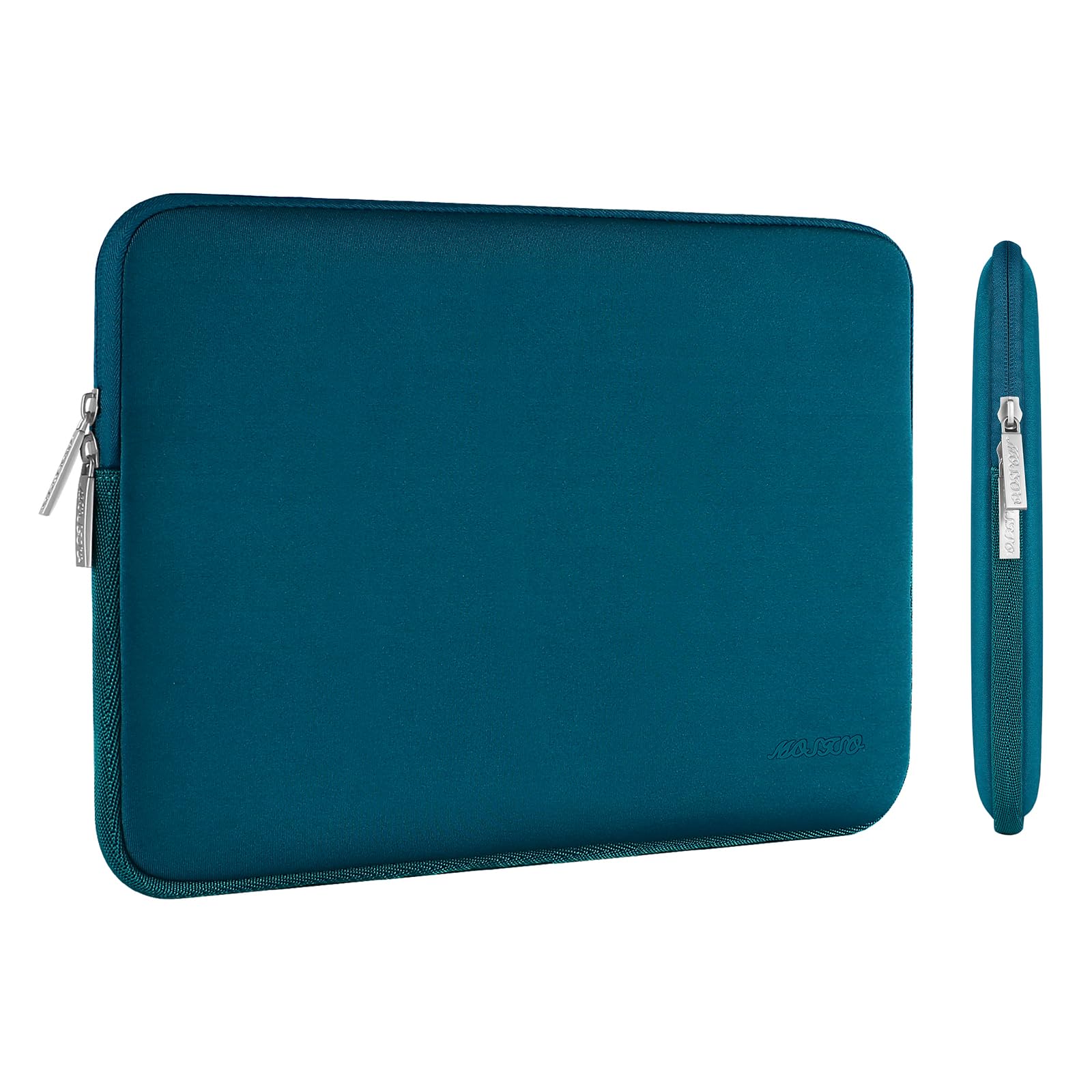 Foto 8 pulgar | Funda Para Portátil Mosiso Para Macbook Air/pro De 13 Pulgadas  Color Verde Azulado Oscuro - Venta Internacional.