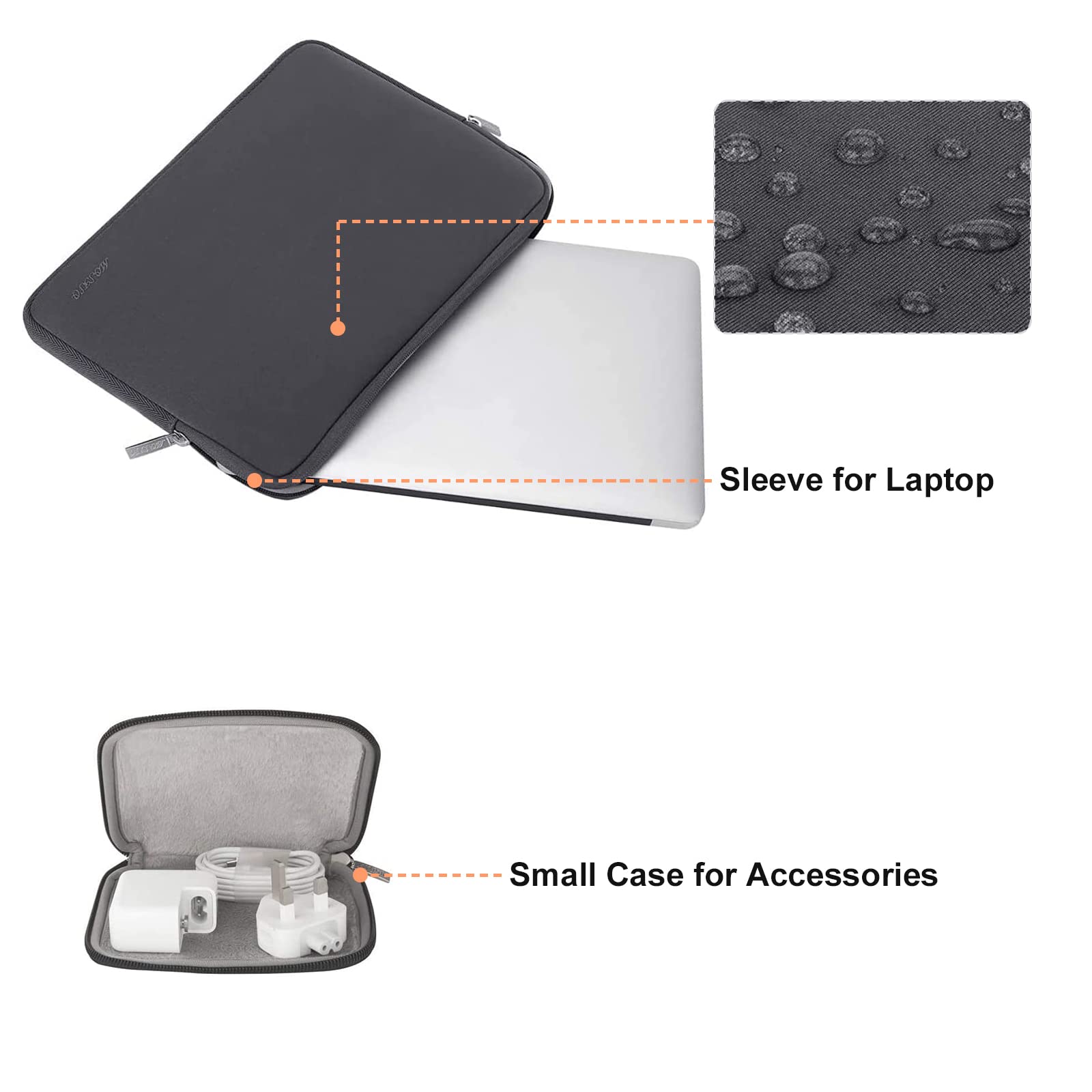 Foto 3 pulgar | Funda Mosiso Para Portátil Macbook Air/pro 13/14 Pulgadas  Color Gris Espacial - Venta Internacional.