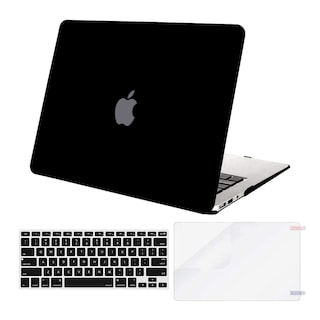 Foto 1 | Funda Mosiso Compatible Con Macbook Air De 13 Pulgadas Con Teclado Y Protector De Pantalla Color Negro - Venta In