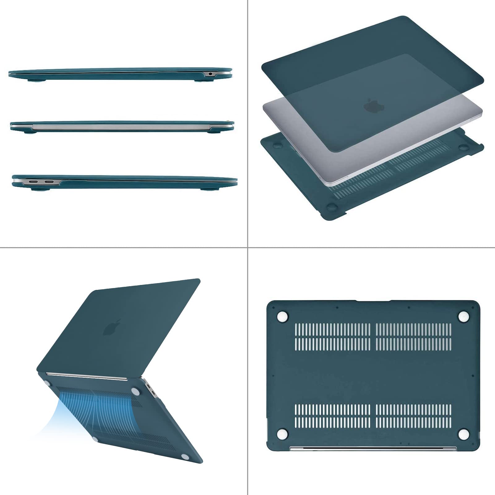 Foto 6 pulgar | Funda Mosiso Compatible Con El Chip M1 De 13 3 Pulgadas Del Macbook Air 2021 - Venta Internacional.