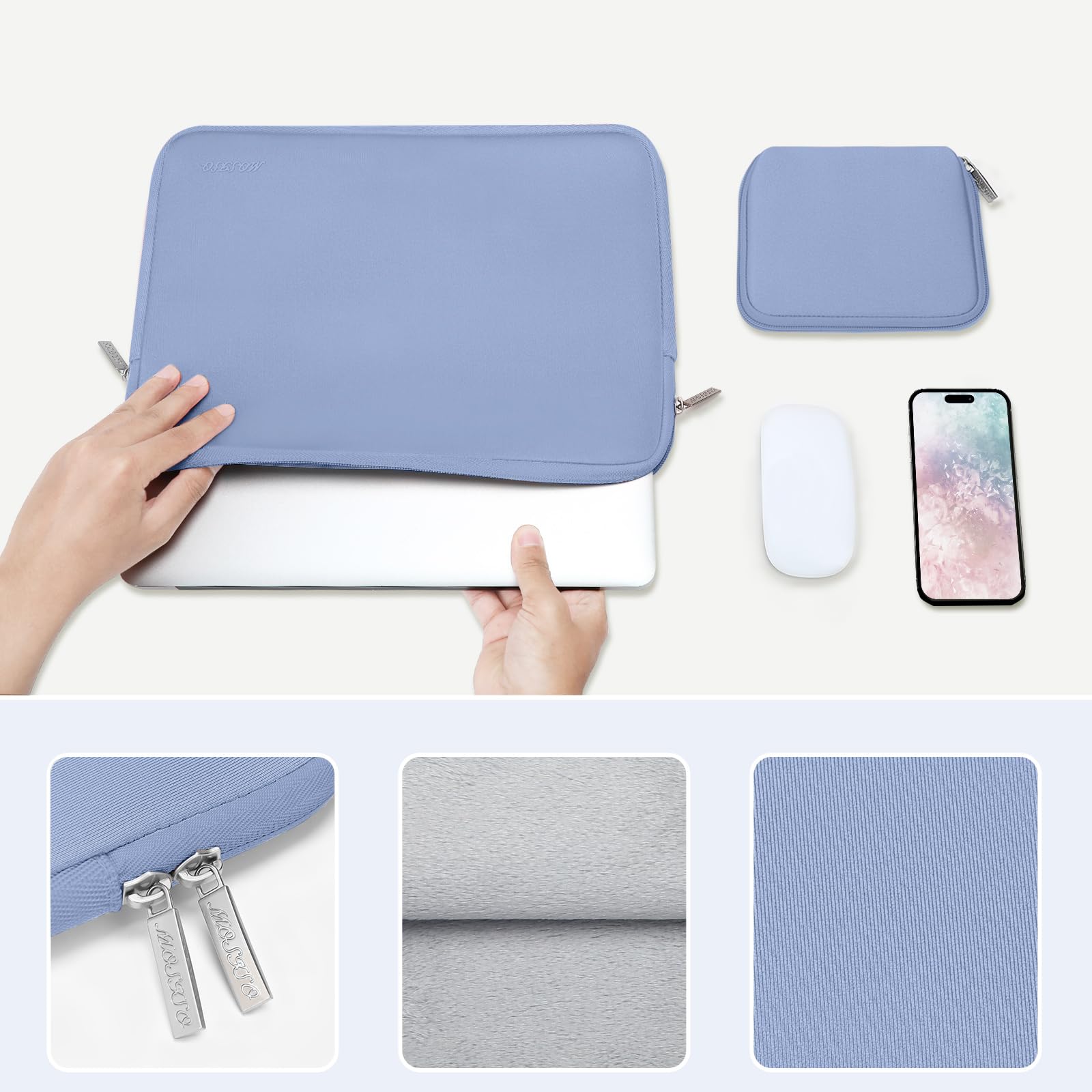 Foto 5 pulgar | Funda Para Portátil Mosiso Para Macbook Air/dell Xps 15 Pulgadas - Venta Internacional.